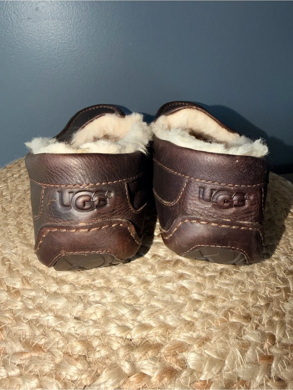 UGG Men’s Ascot Leather Slippers